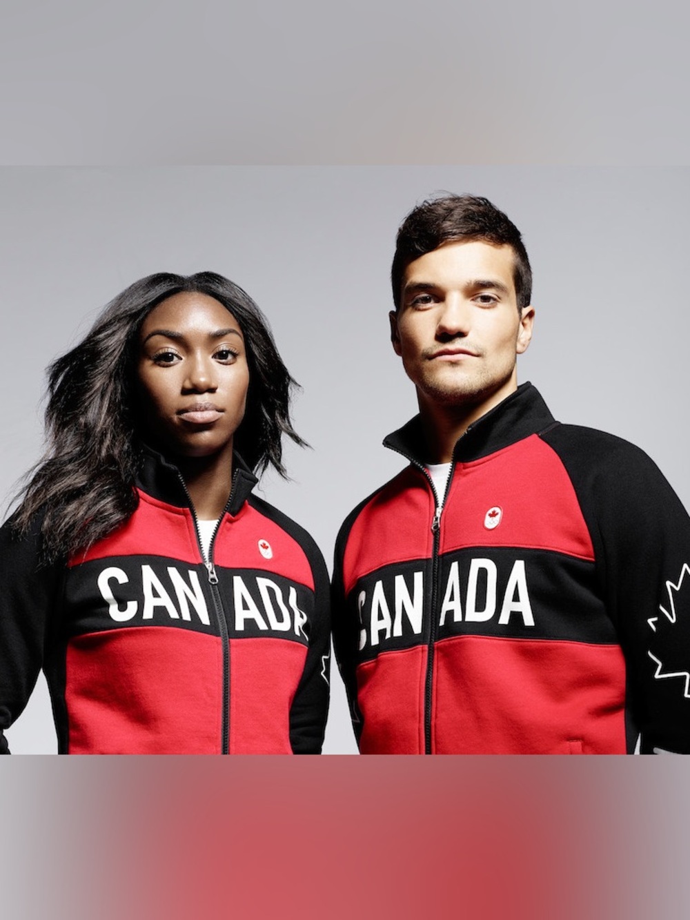 Canada Red & Black Lightweight Zip-Up Shirt Jacket